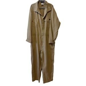 Workrite FR Mens Coverall 3XL-RG Khaki Flame Resistant Nomex IIIA CAT 1 Utility